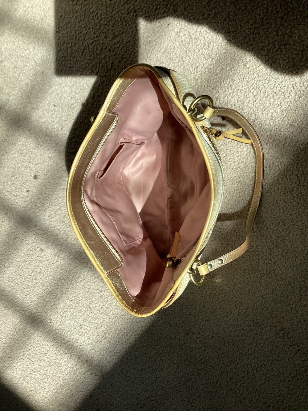 Coach Hamptons Floral Straw Tote Bag - Picture 5 of 7